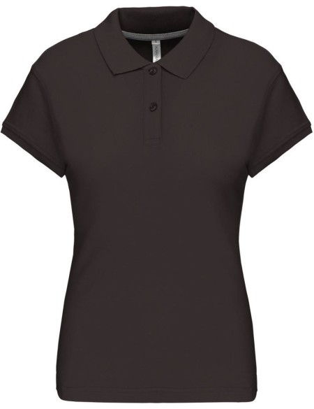 Dámské piqué polo K242 - Dark grey S