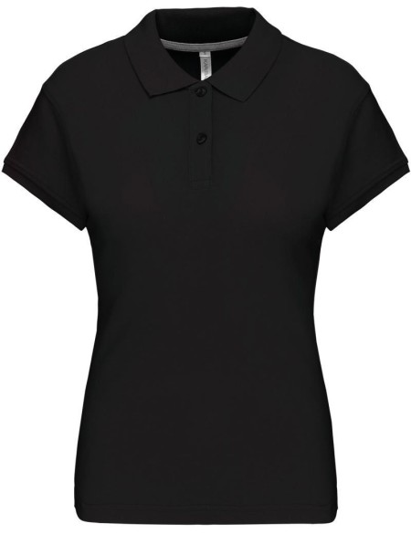 Dámské piqué polo K242 - Black S