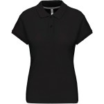 Dámské piqué polo K242 - Black M