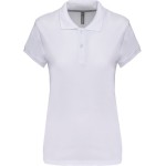 Dámské piqué polo K242 - White S