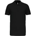 Pánské elastické piqué polo K239 - Black S