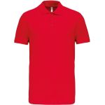 Pánské elastické piqué polo K239 - Red M