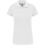 Dámské elastické piqué polo K240 - White XS