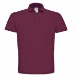 Pánské piqué polo B+C ID.001 - Wine XS