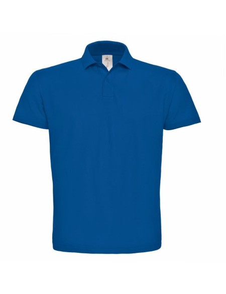 Pánské piqué polo B+C ID.001 - Royal blue XS