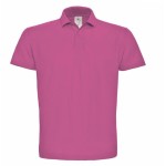 Pánské piqué polo B+C ID.001 - Fuchsia M