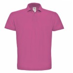 Pánské piqué polo B+C ID.001 - Fuchsia L