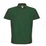 Pánské piqué polo B+C ID.001 - Bottle green M