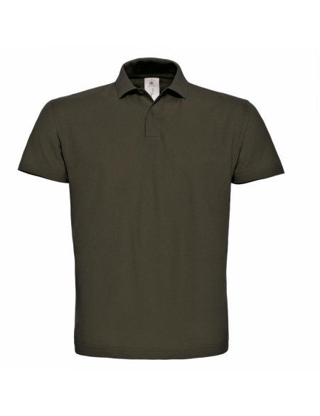 Pánské piqué polo B+C ID.001 - Brown XS