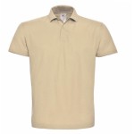 Pánské piqué polo B+C ID.001 - Sand XS