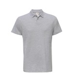 Pánské piqué polo B+C ID.001 - Heather grey XS