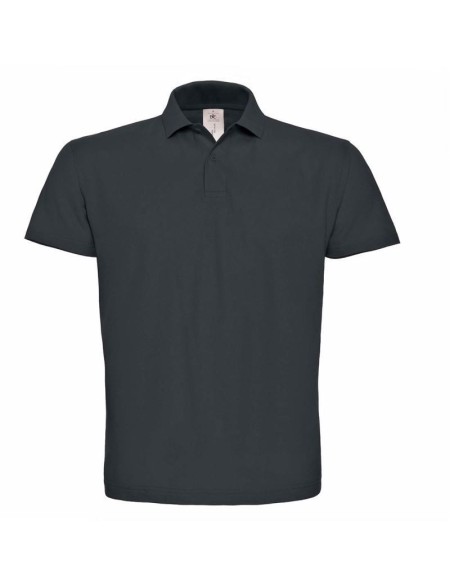 Pánské piqué polo B+C ID.001 - Anthracite XS