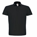 Pánské piqué polo B+C ID.001 - Black XS