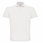 Pánské piqué polo B+C ID.001 - White XS