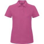 Dámské piqué polo B+C ID.001 - Fuchsia XS