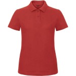 Dámské piqué polo B+C ID.001 - Red L