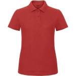 Dámské piqué polo B+C ID.001 - Red 3XL