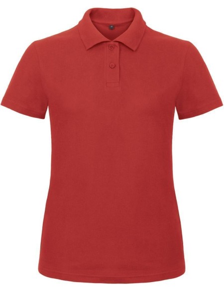 Dámské piqué polo B+C ID.001 - Red 3XL