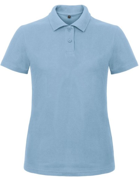 Dámské piqué polo B+C ID.001 - Light blue XS