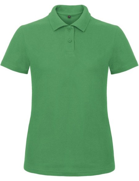 Dámské piqué polo B+C ID.001 - Kelly green XS