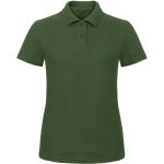 Dámské piqué polo B+C ID.001 - Bottle green 3XL