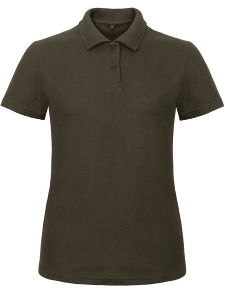 Dámské piqué polo B+C ID.001 - Brown XS