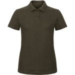 Dámské piqué polo B+C ID.001 - Brown XL