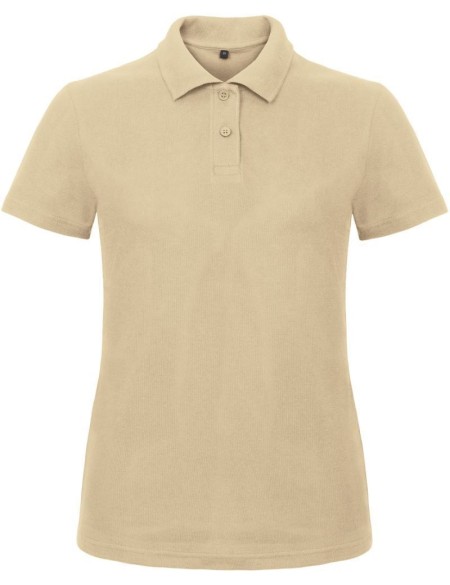 Dámské piqué polo B+C ID.001 - Sand XXL