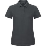 Dámské piqué polo B+C ID.001 - Anthracite XXL