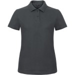 Dámské piqué polo B+C ID.001 - Anthracite M