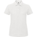 Dámské piqué polo B+C ID.001 - White XS