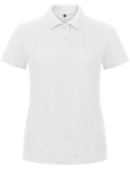 Dámské piqué polo B+C ID.001 - White XS