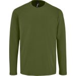 Pánské tričko s dlouhým rukávem IMPERIAL - Dark khaki S