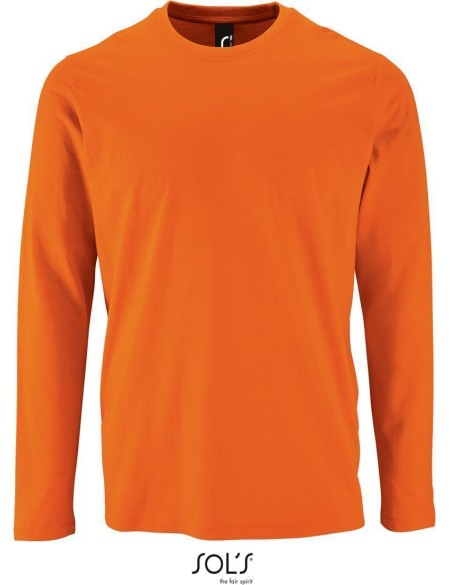 Pánské tričko s dlouhým rukávem IMPERIAL - Orange XXL