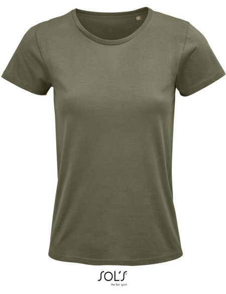 Dámské tričko Crusader z bio bavlny - Khaki S