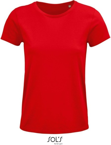 Dámské tričko Crusader z bio bavlny - Red XXL