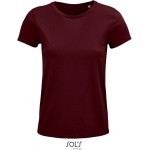Dámské tričko Crusader z bio bavlny - Burgundy XL