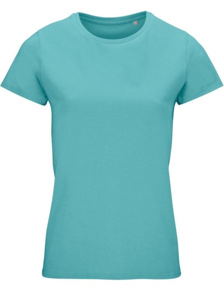 Dámské tričko Crusader z bio bavlny - Pool blue M