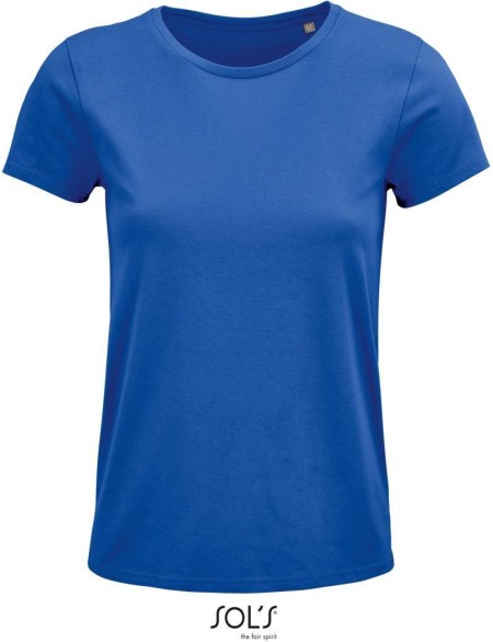 Dámské tričko Crusader z bio bavlny - Royal blue XL