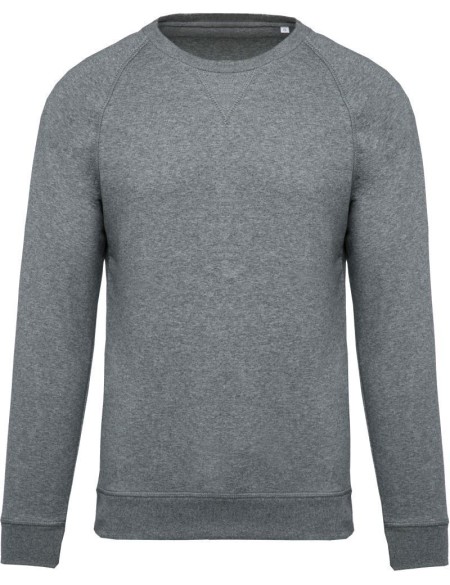 Pánská raglánová mikina z bio bavlny - Grey heather L