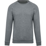 Pánská raglánová mikina z bio bavlny - Grey heather XXL