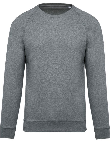 Pánská raglánová mikina z bio bavlny - Grey heather XXL