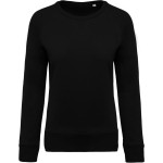 Dámská raglánová mikina z bio bavlny - Black XXL
