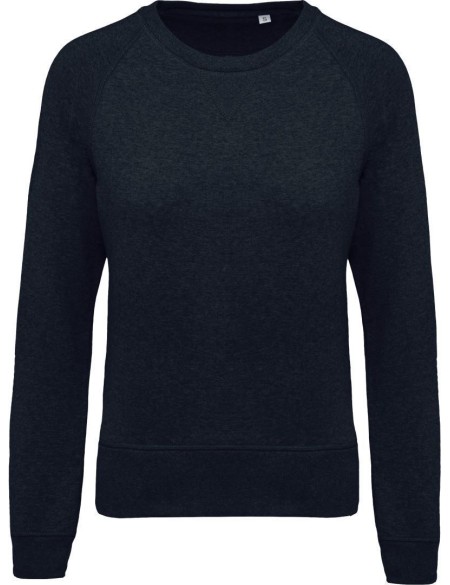 Dámská raglánová mikina z bio bavlny - French navy heather XXL