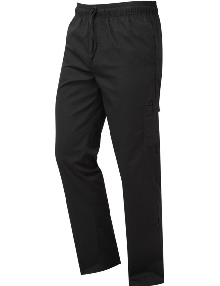 Kuchařské cargo kalhoty - black L