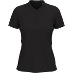 Dámské elastické piqué polo Claire - Black opal XS