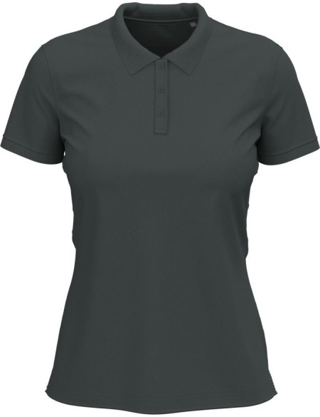 Dámské elastické piqué polo Claire - Grey XS