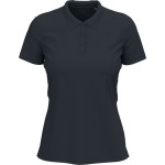 Dámské elastické piqué polo Claire - Blue midnight M