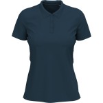 Dámské elastické piqué polo Claire - Marina blue L