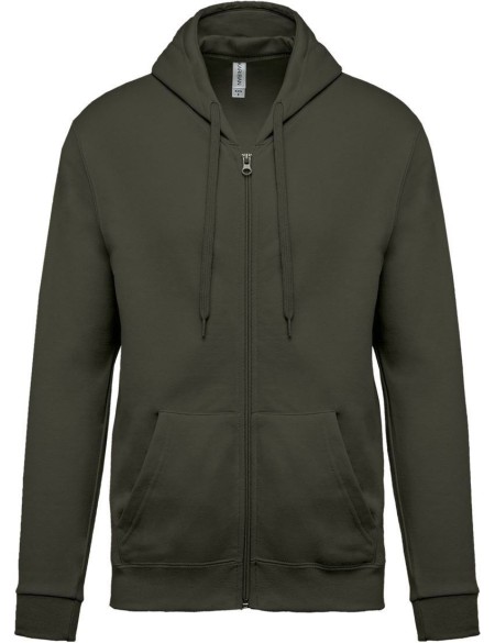 Dámská mikina s kapucí - Dark khaki XS